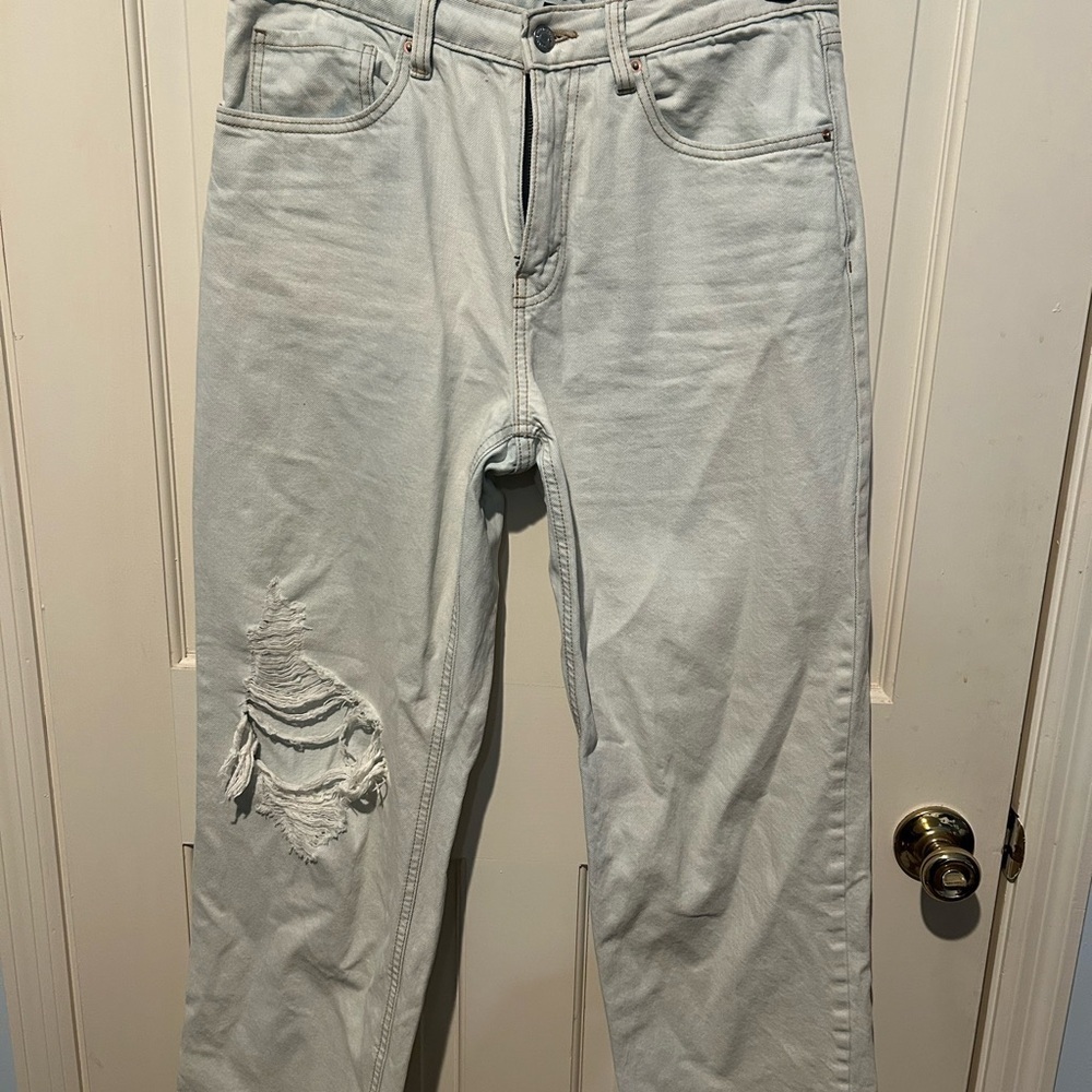 Wild Fable HighWaisted Dad Jeans in Light-wash Size 8